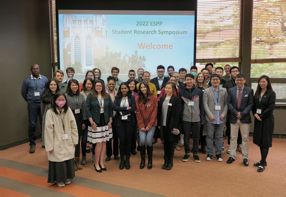 2022 ESPP Fall Student Research Symposium participants